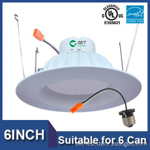 2014 for Residential dimmable 11W 6 inch led ceiling downlighting